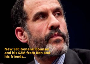 New SEC General Counsel Dan Berkovitz and his $2M from Ken Griffin and Friends